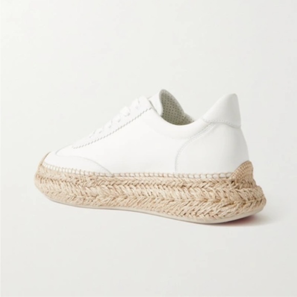 Christian Louboutin White Espadrille Sneakers - Picture 12 of 16